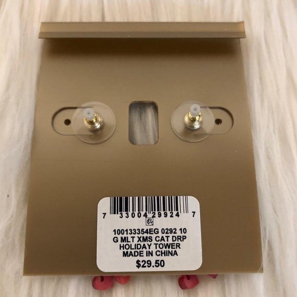 INC Elf Cat Drop Earrings - Picture 6 of 6